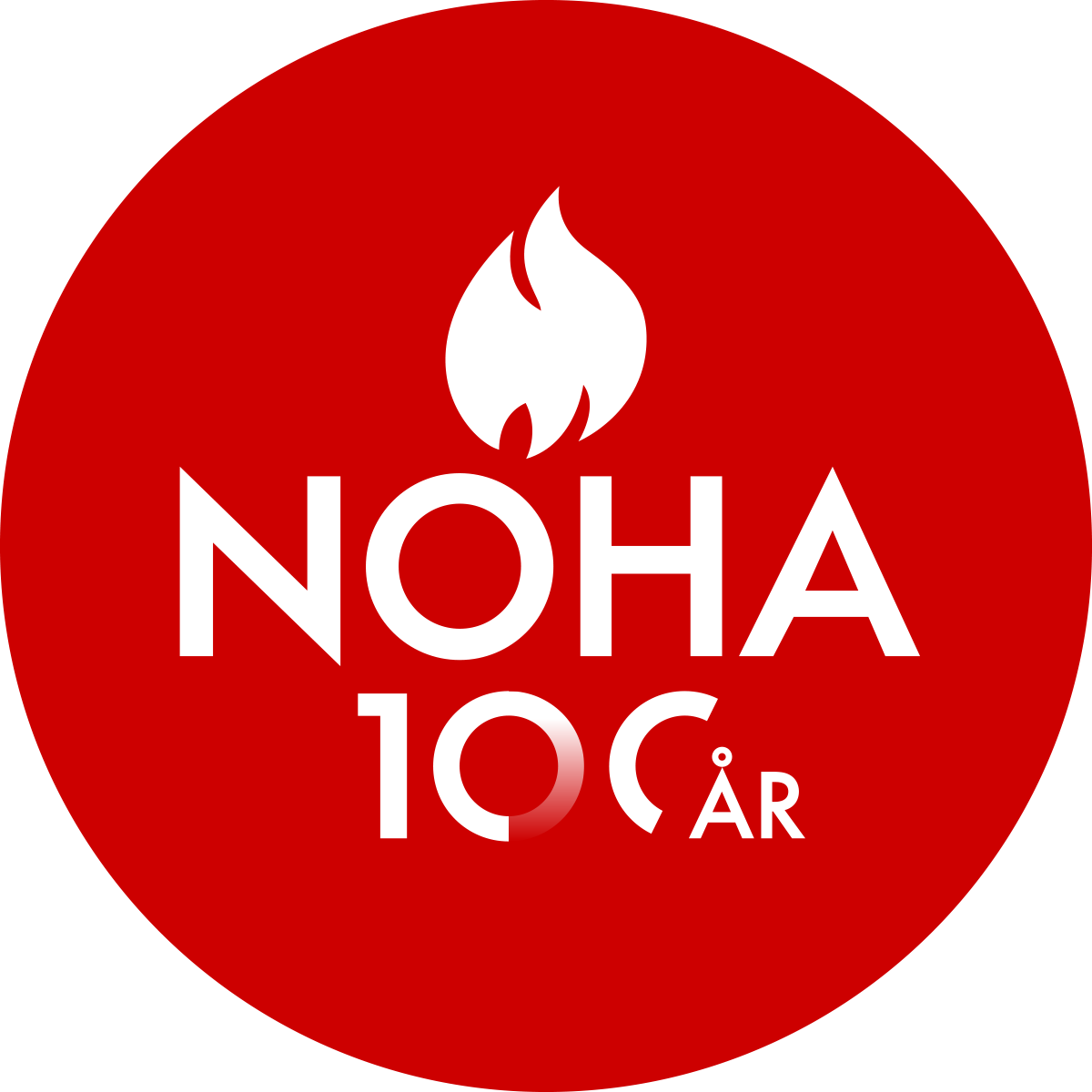 NOHA 100 år logotyp
